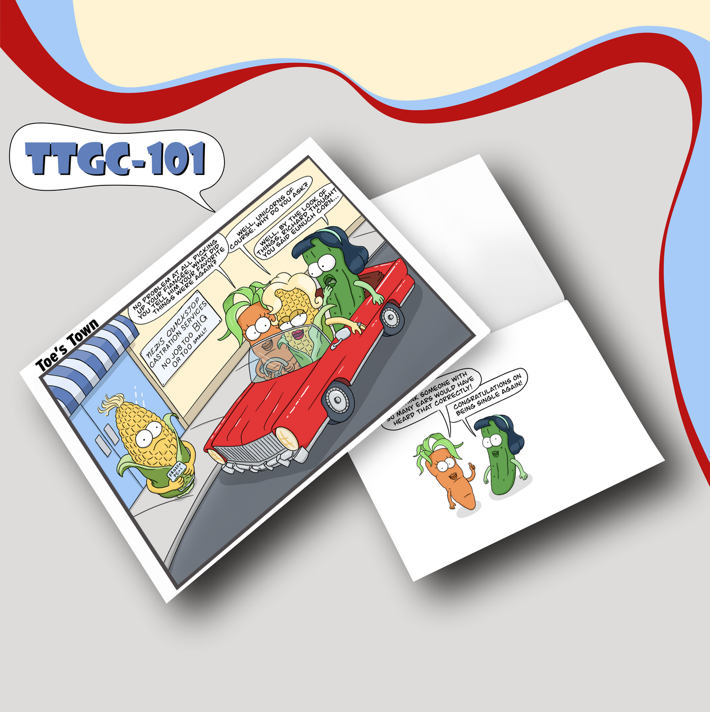 Eunuch Corn Greeting Cards