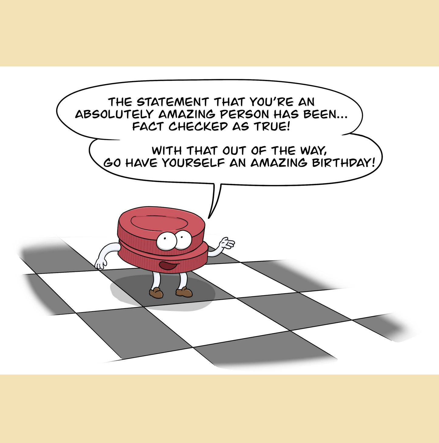 Fact Checker Greeting Card