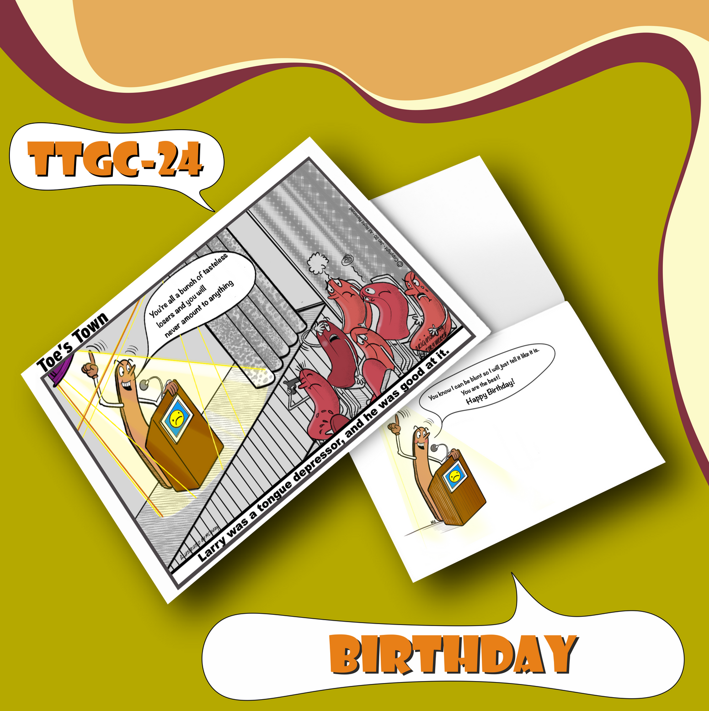 Toe's Town Misc Sarcastic Birthday Series 3