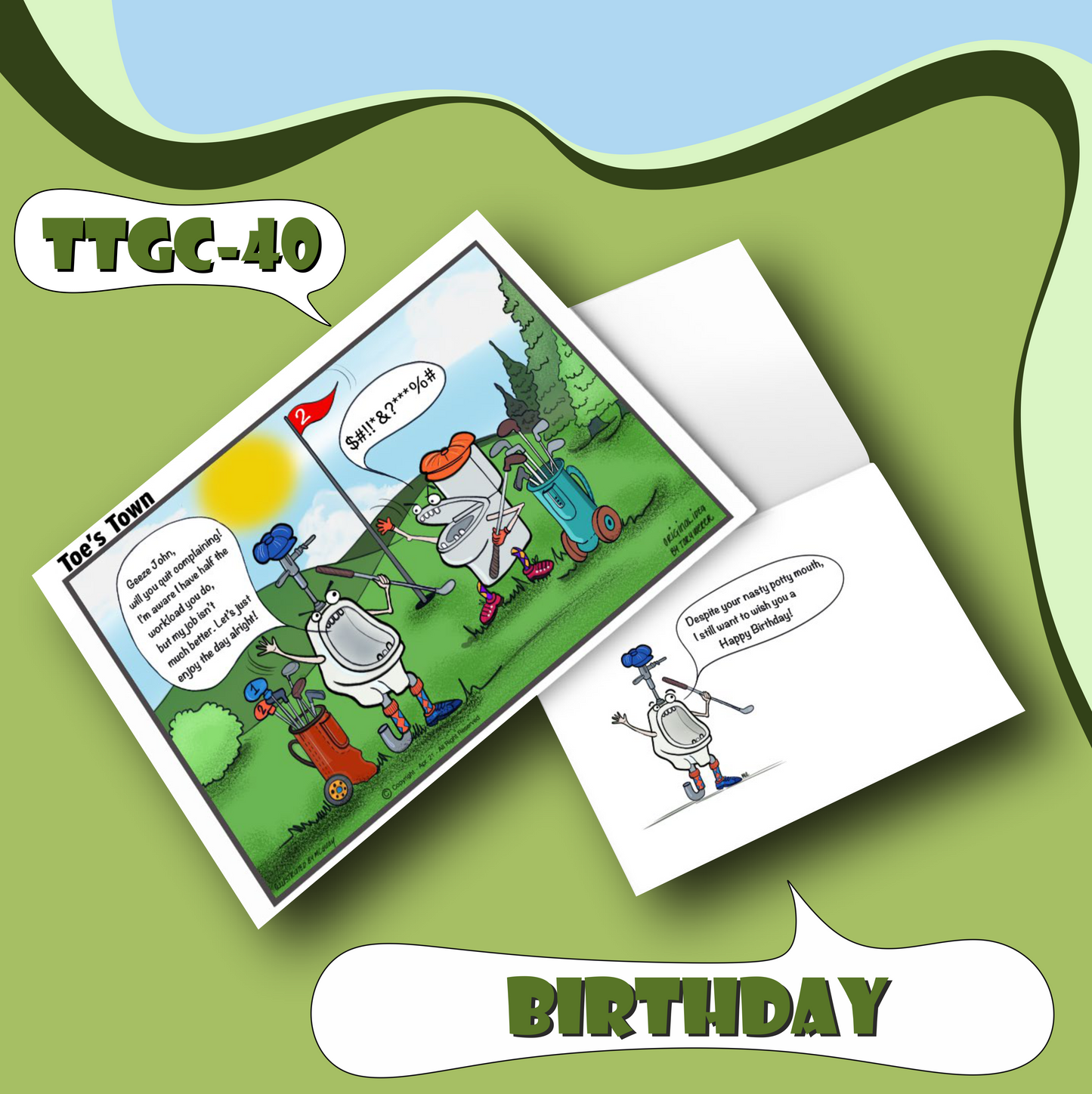 Toe's Town Misc Sarcastic Birthday Series 3