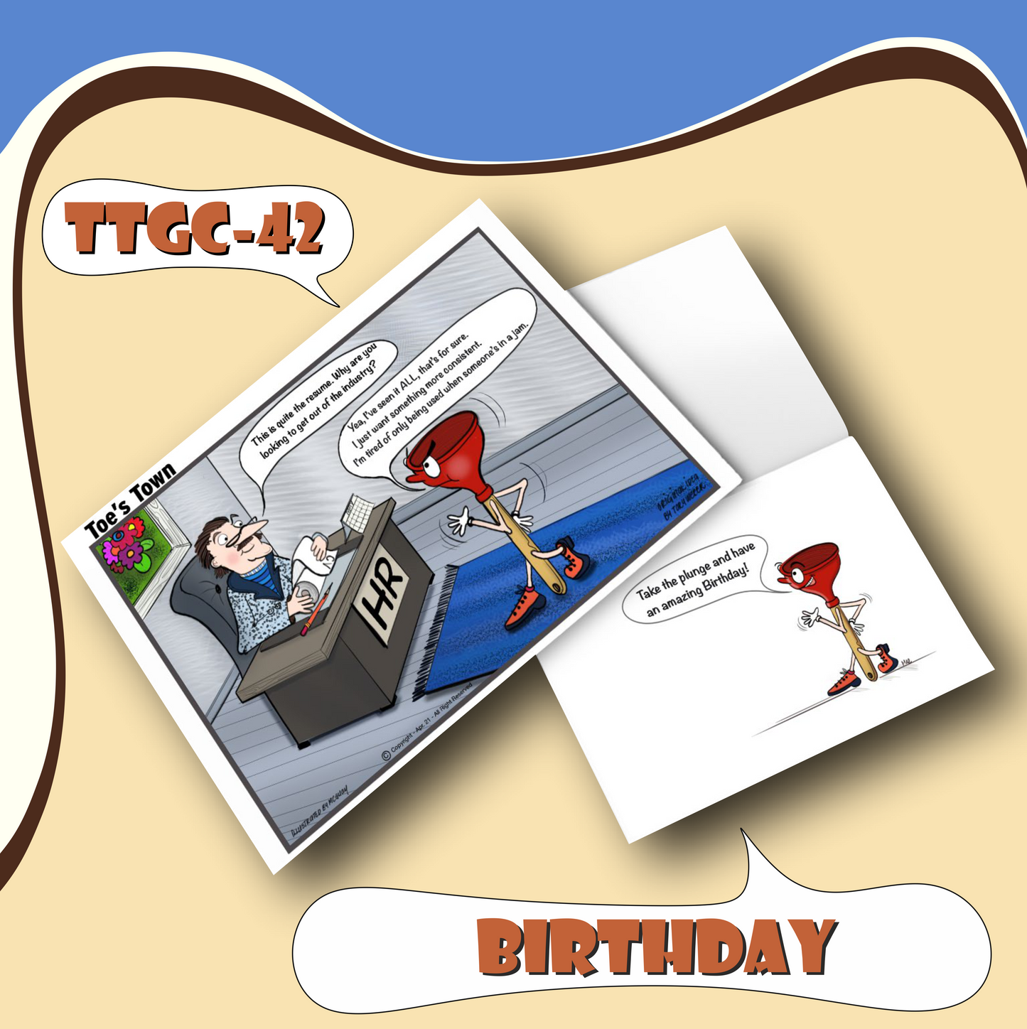 Toe's Town Misc Sarcastic Birthday Series 3