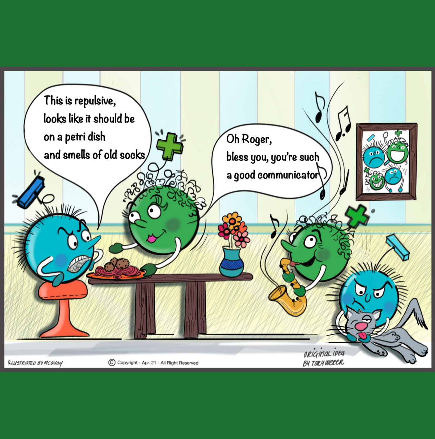At The Atomic Residence Greeting Card