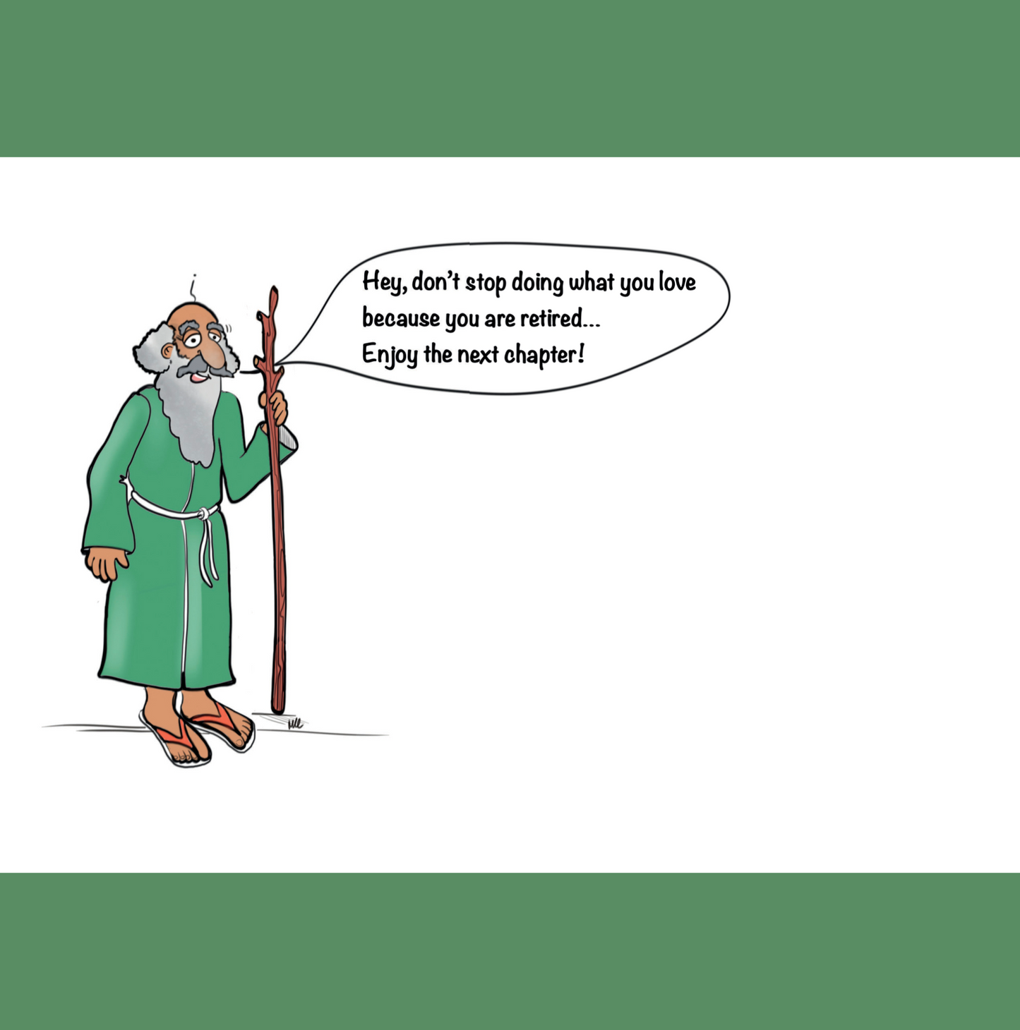 Moses Parts The Livingroom Greeting Card