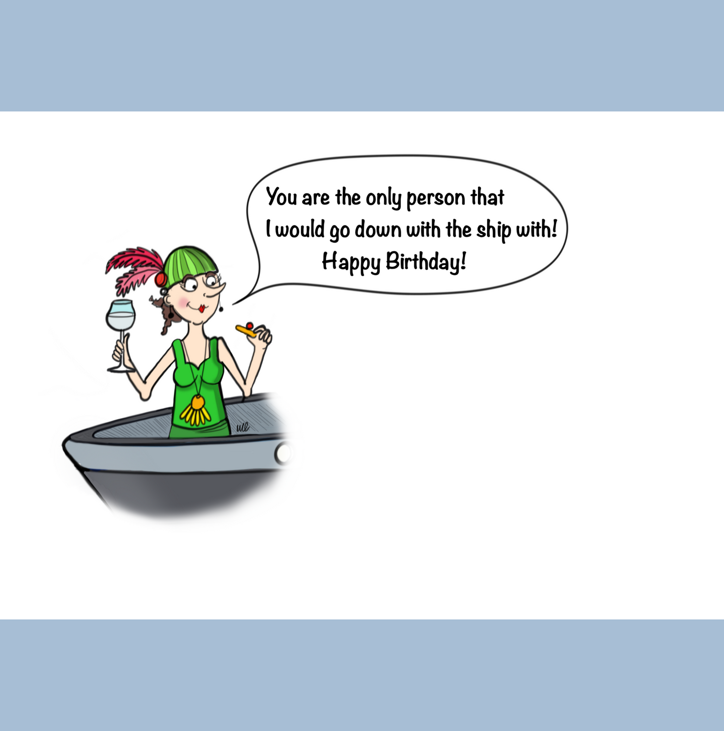 Phlegmboyant Greeting Card