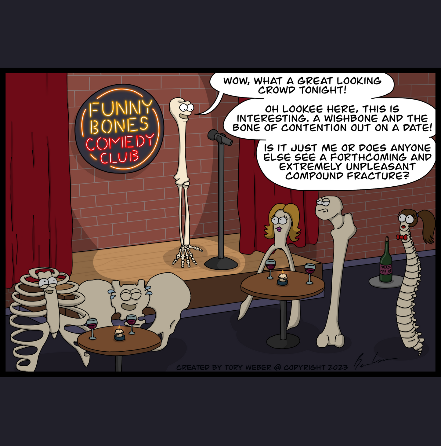 Funny Bone Greeting Card