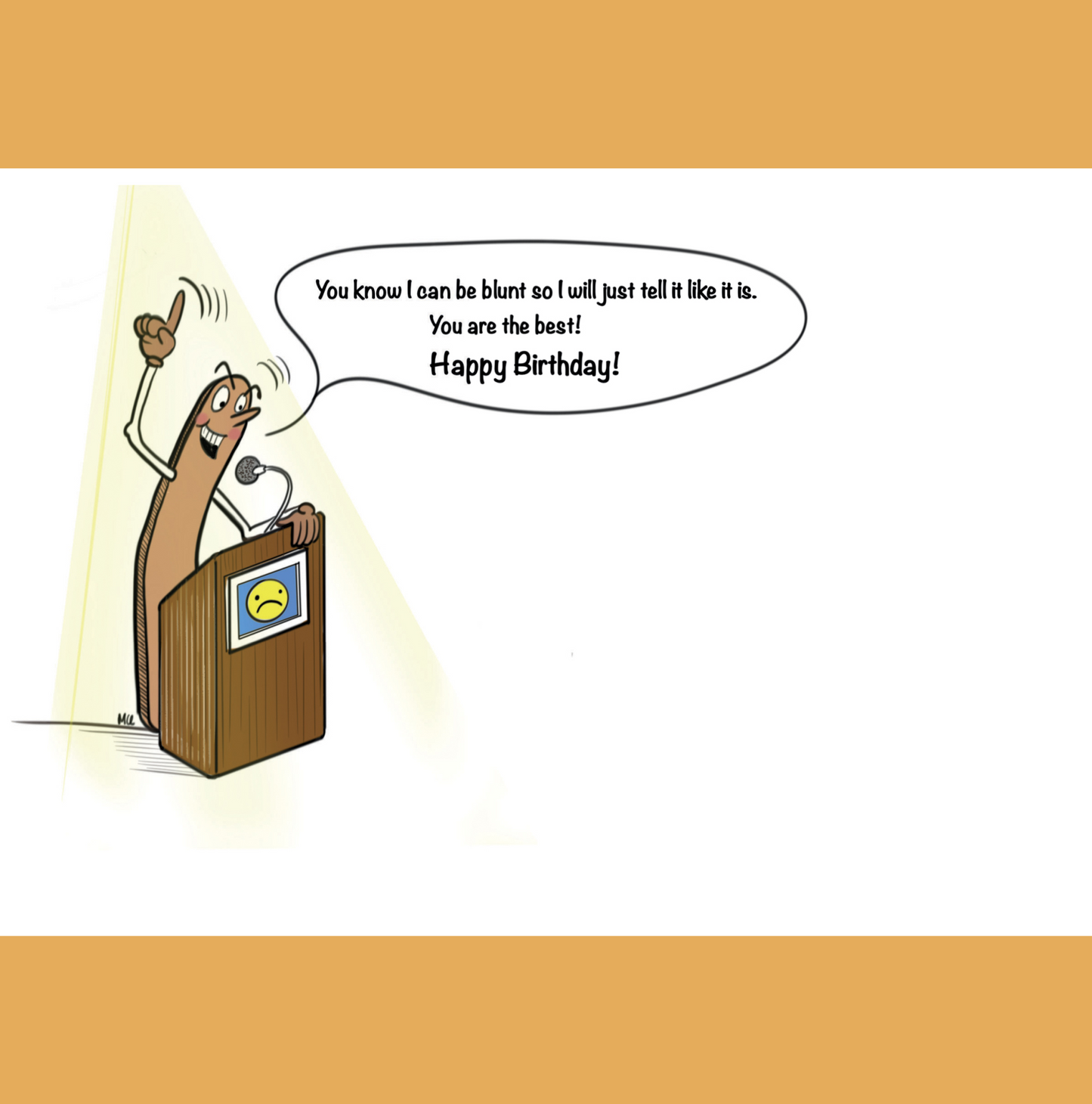 Tongue Depressor Greeting Card