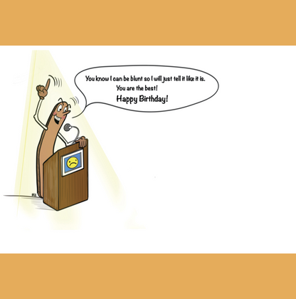 Tongue Depressor Greeting Card