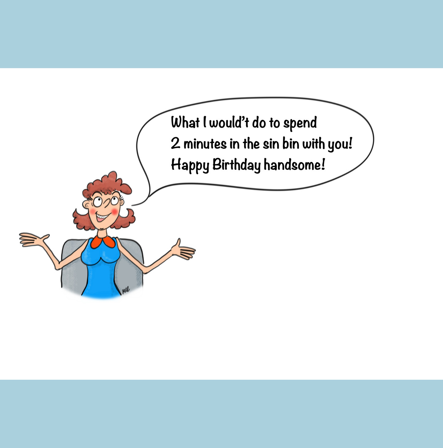 2 Minutes For Hooking Greeting Card