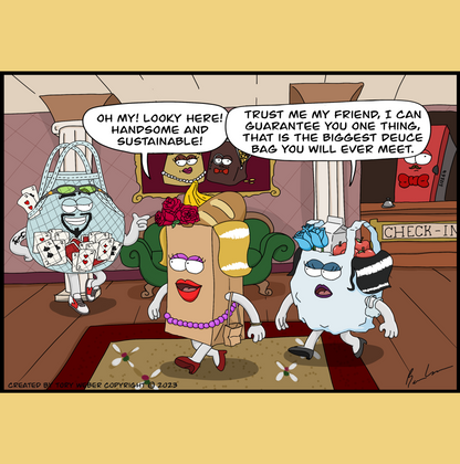 Deuce Bag Greeting Card
