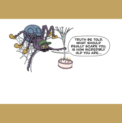 Acracknophobia Greeting Card