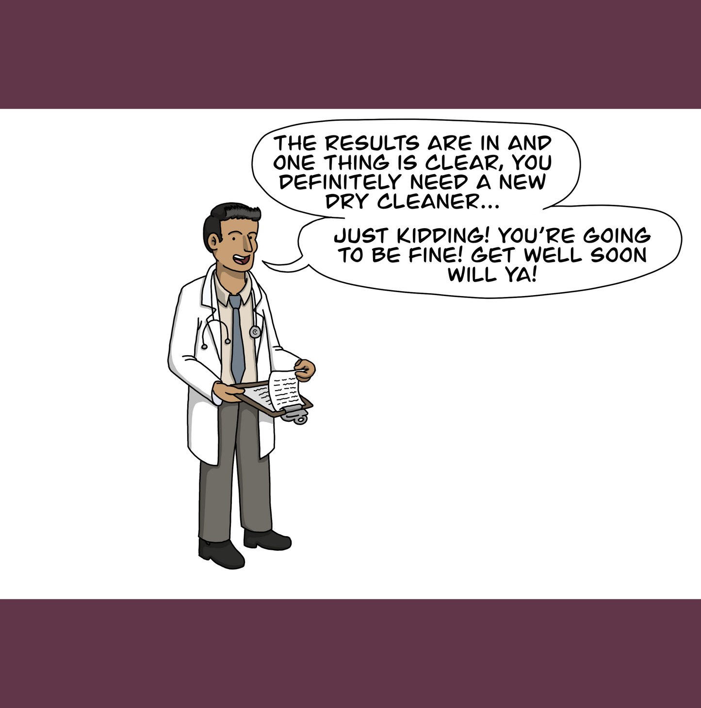 Larry's Underwear Greeting Card